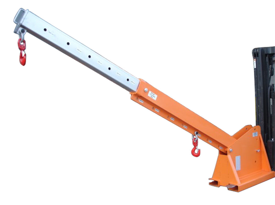 Fork Mounted Adjustable Extending Jib To Kg Mainline Hire